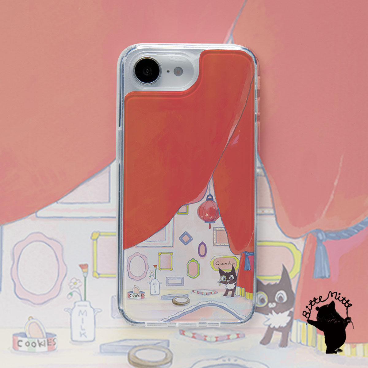 iPhoneケース 着せ替え【フルレイヤー】猫