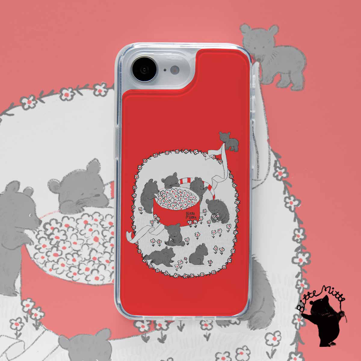 iPhoneケース 着せ替え【フルレイヤー】ハッピーアニバーサリーフラワーギフト