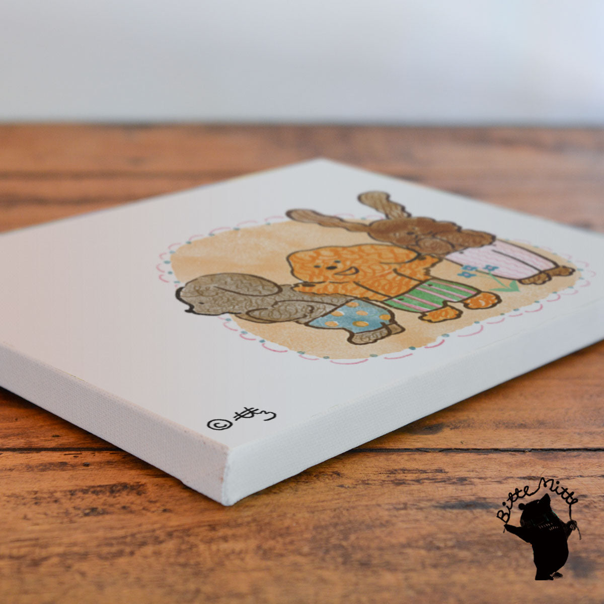 アートパネル | かわいい 絵画 クッキーまだかな(BitteMitte)