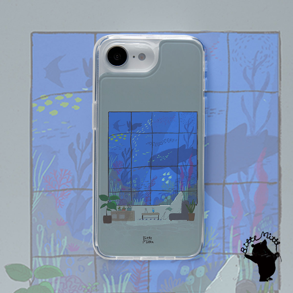 iPhoneケース 着せ替え【フルレイヤー】海
