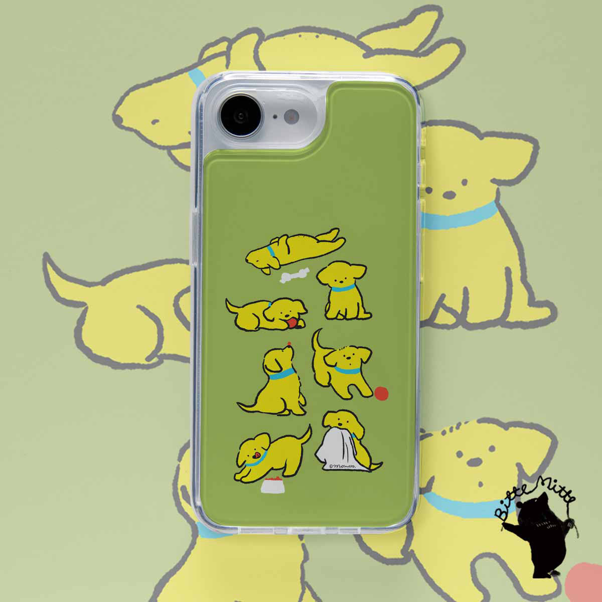 iPhoneケース 着せ替え【フルレイヤー】犬