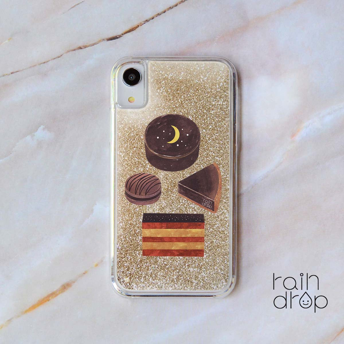 グリッターケース iPhone chocolatecake