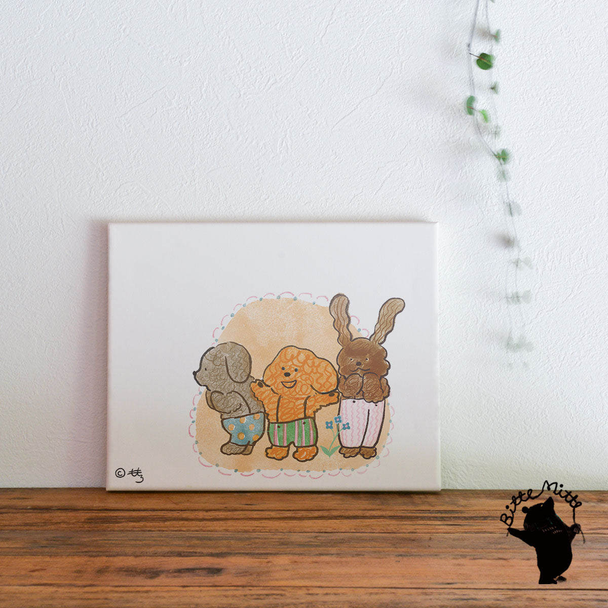 アートパネル | かわいい 絵画 クッキーまだかな(BitteMitte)