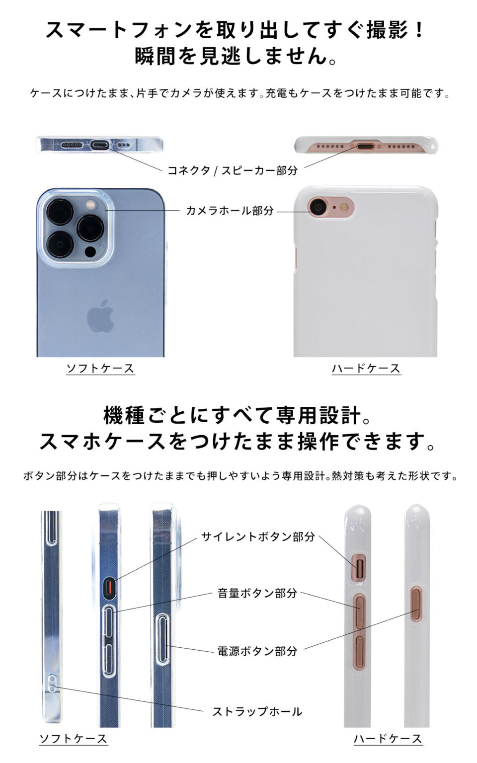 スマホ ハードケース iPhone アンドロイド  名入れ 風景 イラスト