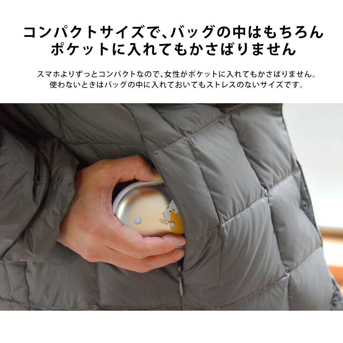 充電式カイロ テディベアとトイプードル