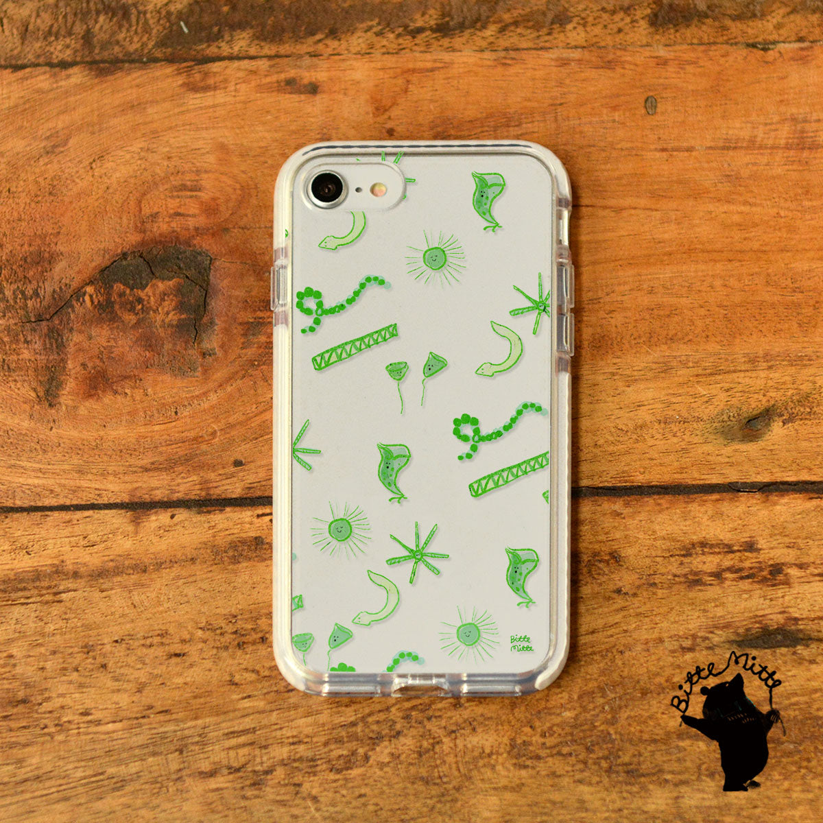 クリアケース iPhone13 iPhone12 iPhone11 iPhone8 おしゃれ かわいい かわいい 微生物 プランクトン