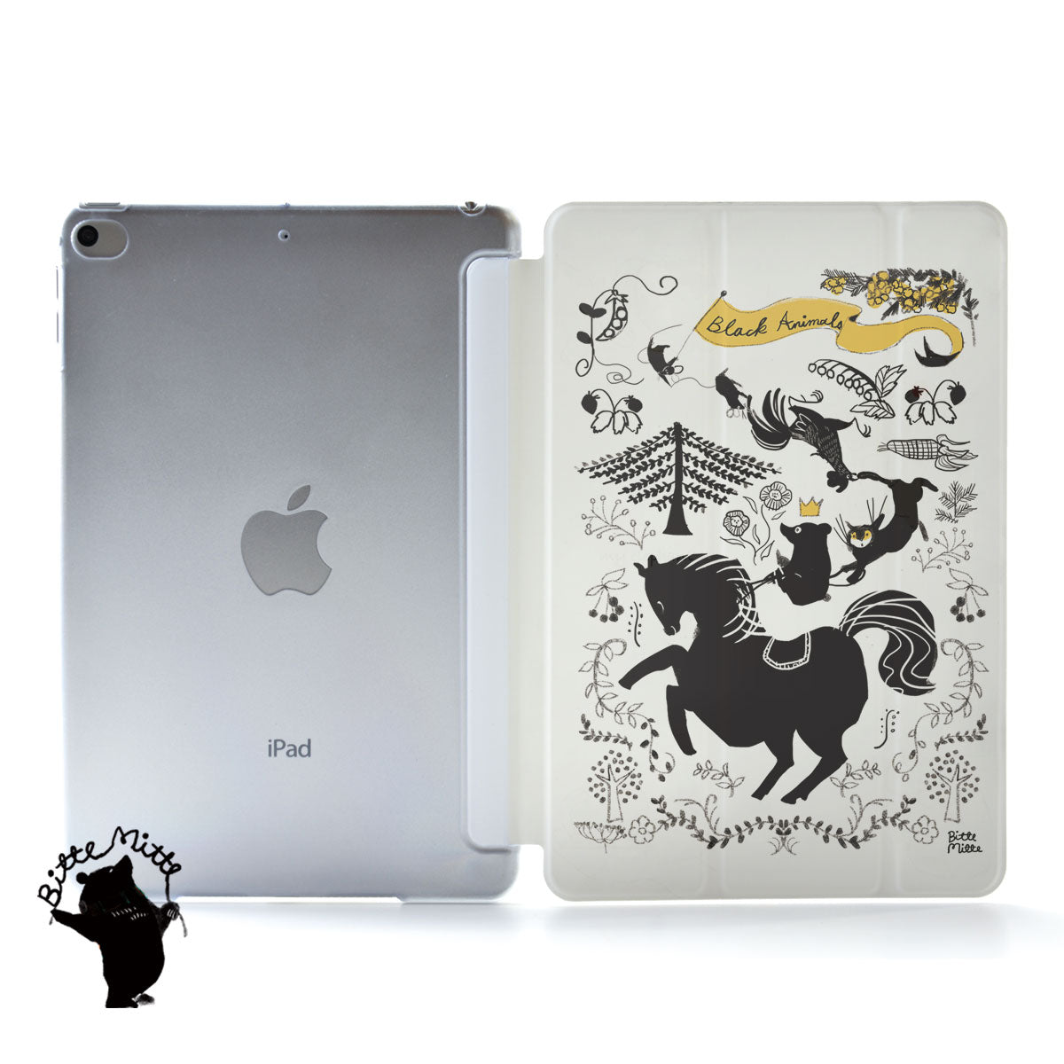 iPad ケース Air 4/3/2/1 10.9インチ iPadAir4 iPadケース おしゃれ かわいい 北欧 馬 ウマ