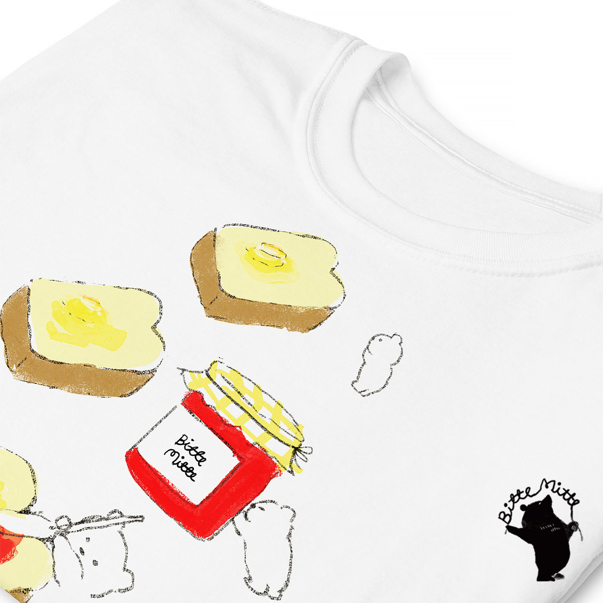 Tシャツ かわいい デザイン おしゃれ 大人可愛い 人気 通販 食パン【半袖/レディース/メンズ】