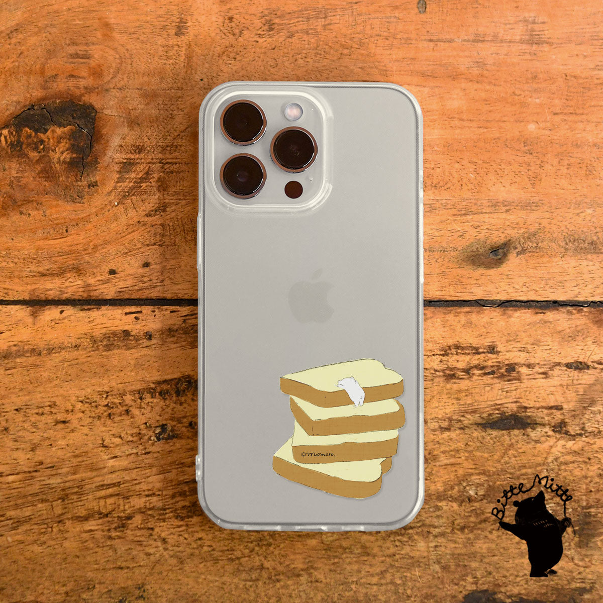 スマホケース iPhone13 iPhone12 iPhoneSE3 iPhoneSE2 ケース カバー かわいい パン柄 名入れ
