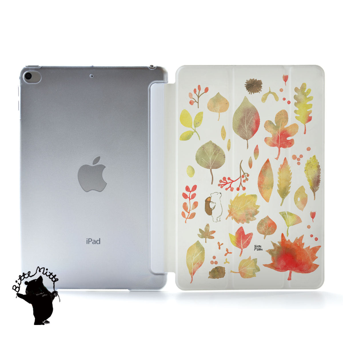 iPad ケース Air 4/3/2/1 10.9インチ iPadAir4 iPadケース おしゃれ かわいい 秋 紅葉 名入れ