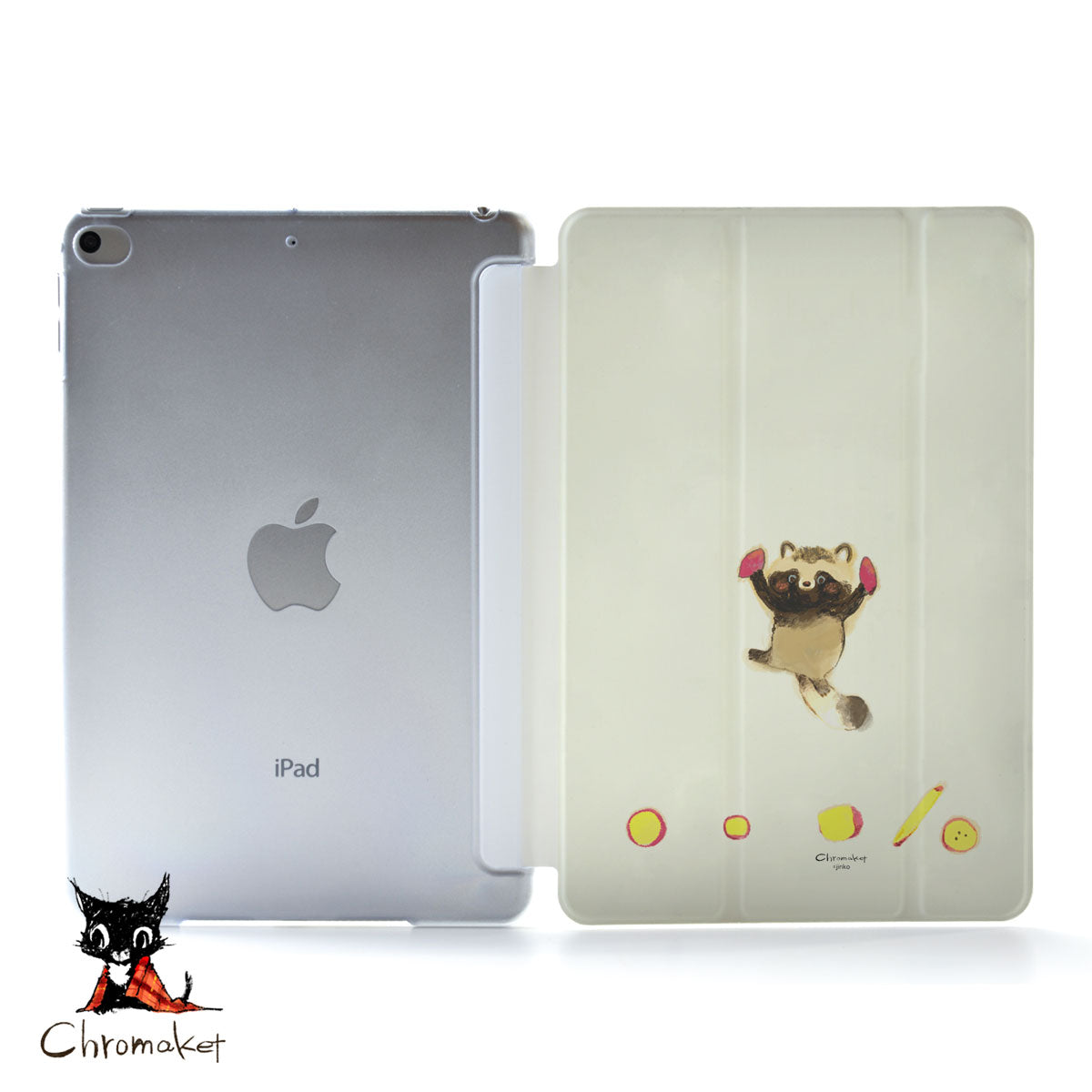 iPad ケース Air 4/3/2/1 10.9インチ iPadAir4 iPadケース おしゃれ かわいい タヌキ 秋