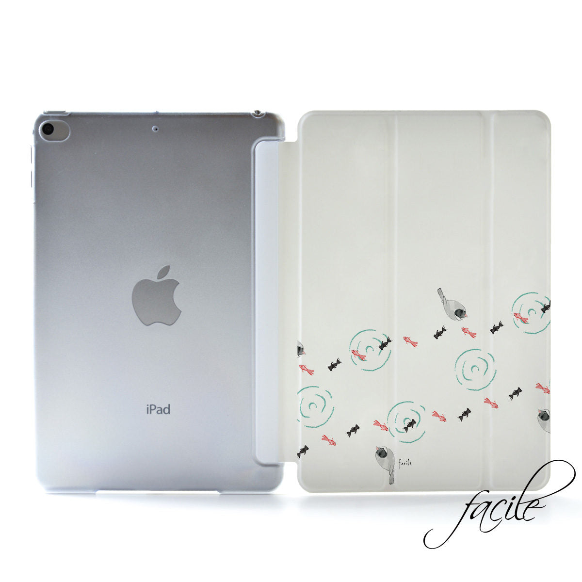 iPad ケース 第7世代 第6世代 10.2 iPad pro 12.9/11/10.5/9.7 夏 金魚 文鳥