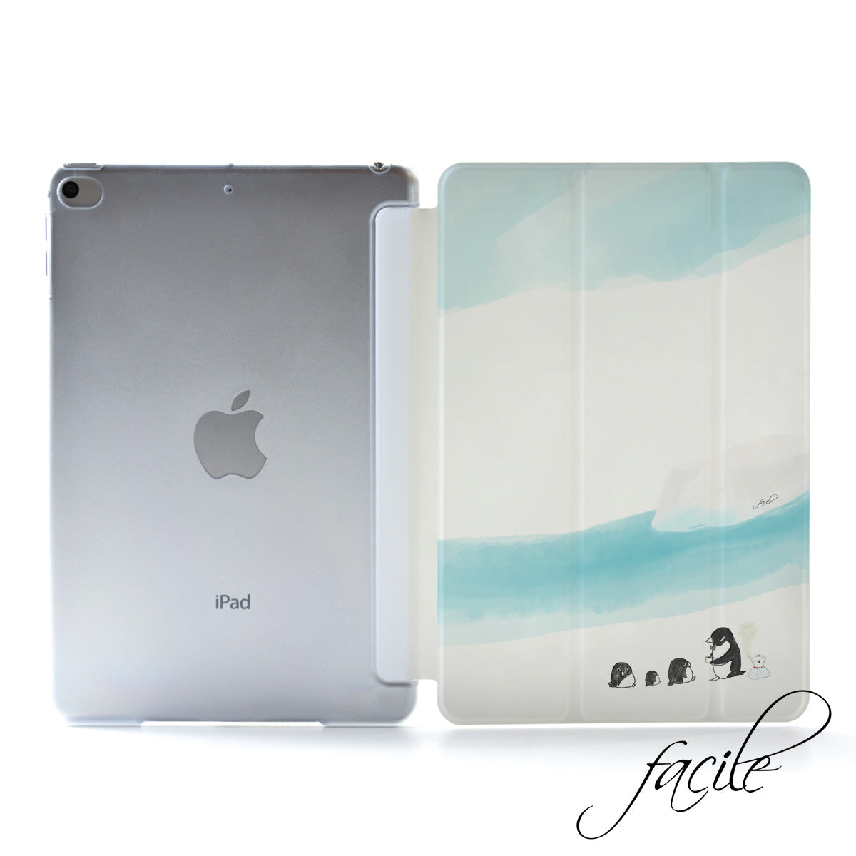 iPad ケース 第8世代/第7世代/第6世代 10.2 おしゃれ かわいい ペンギン