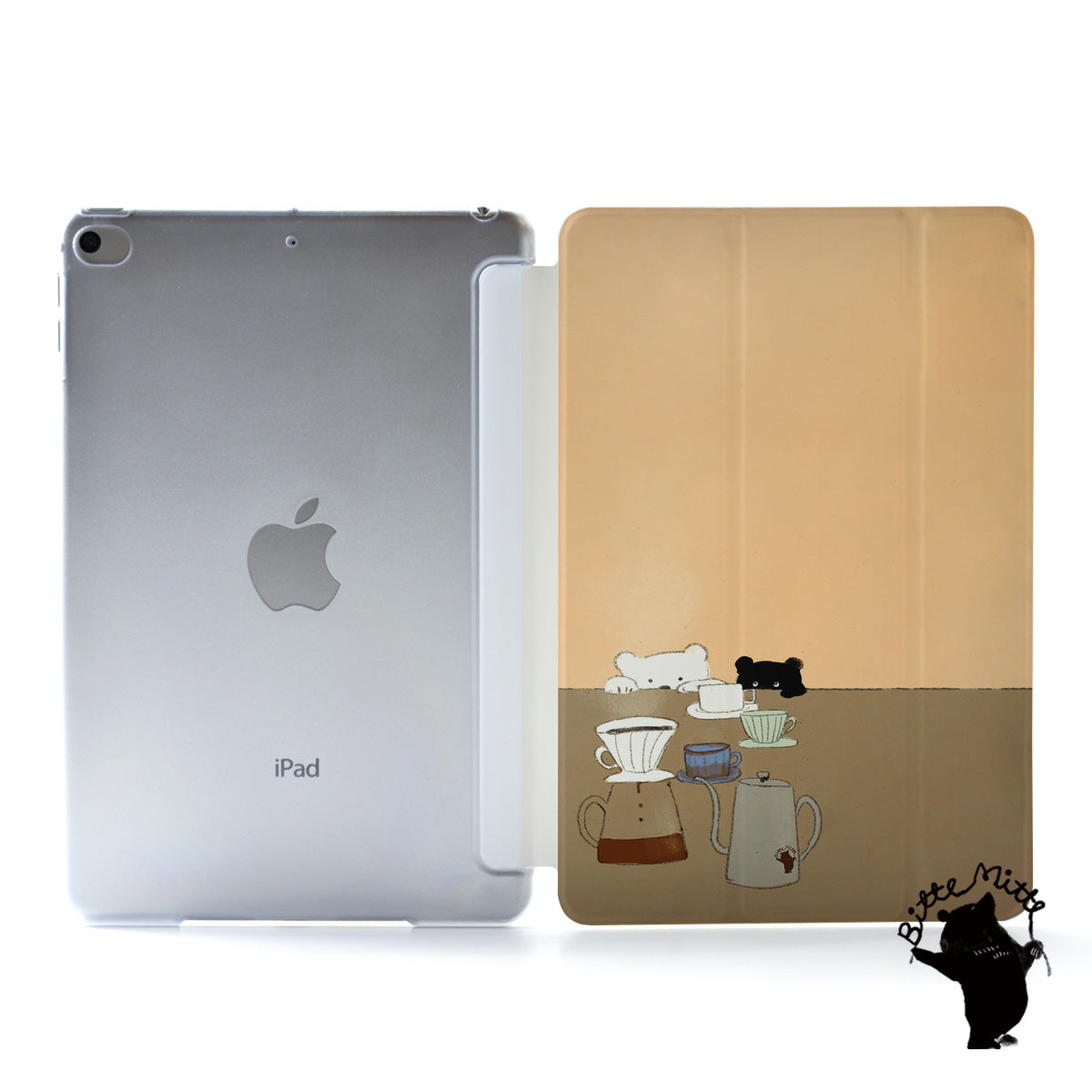 iPad ケース mini6/5/4 iPadケース おしゃれ かわいい クマ くま