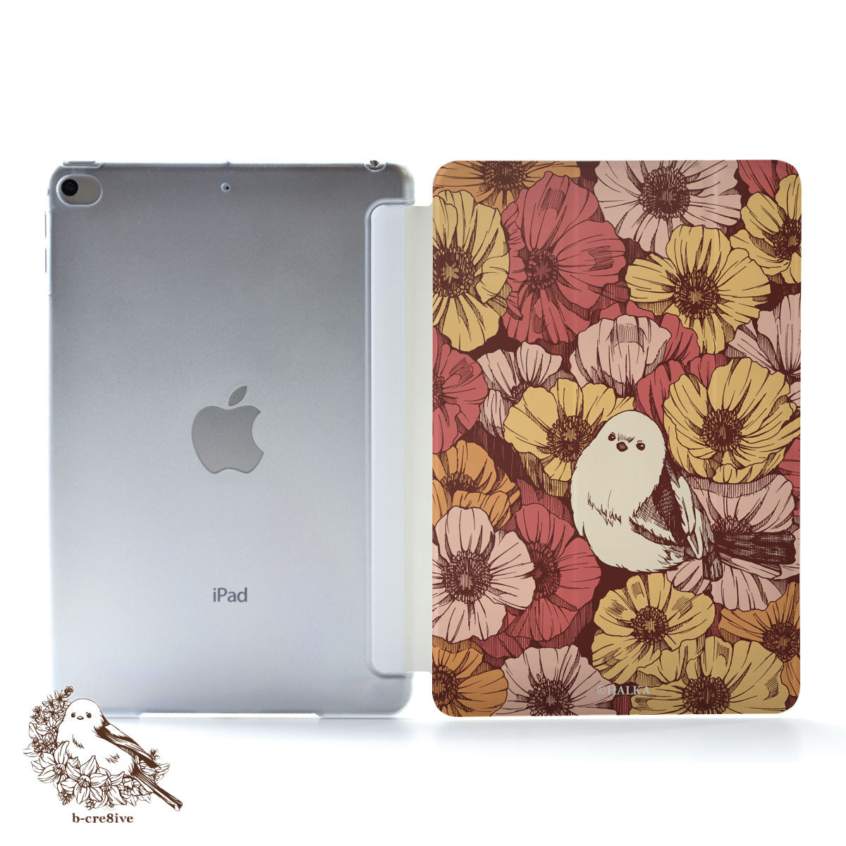 iPad ケース Air 5/4/3/2/1 10.9インチ iPadAir5 iPadケース おしゃれ 可愛い シマエナガ