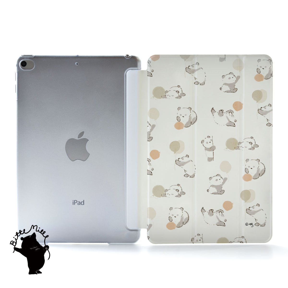 iPad ケース Air 4/3/2/1 10.9インチ iPadAir4 iPadケース おしゃれ かわいい パンダ