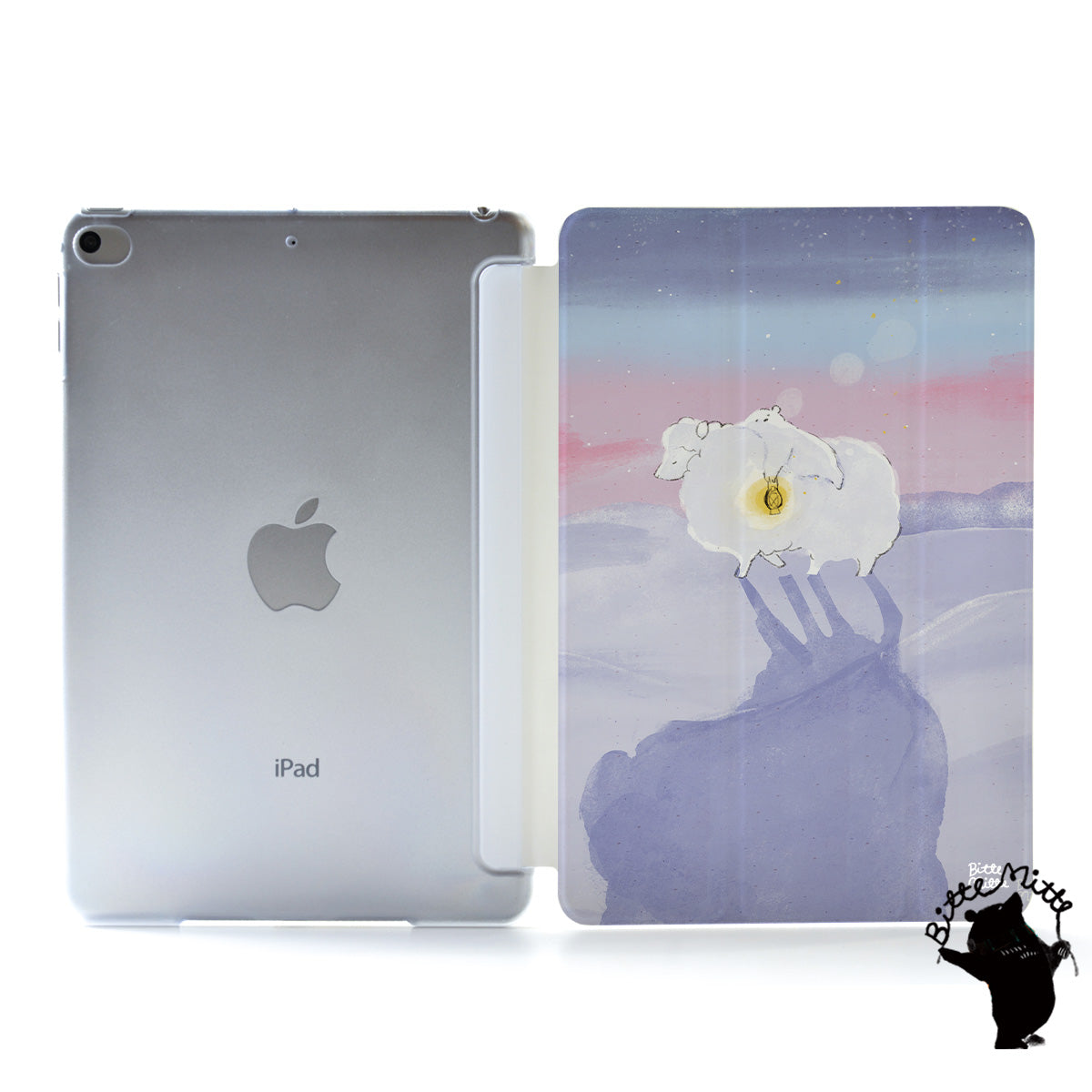 iPad ケース Air 4/3/2/1 10.9インチ iPadAir4 iPadケース おしゃれ かわいい シロクマ