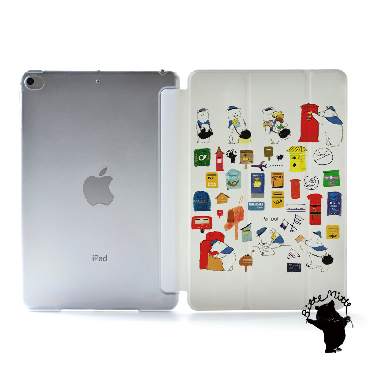 iPad ケース 第7世代 第6世代 10.2 iPad pro 10.5/9.7 おしゃれ かわいい シロクマ